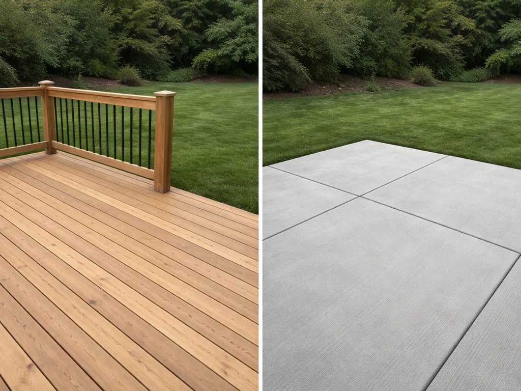 Cost of Deck vs Concrete Patio: 2026 Price Guide