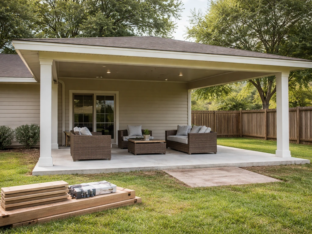 How Much to Build a Covered Patio Cost Per Sq Ft Guide