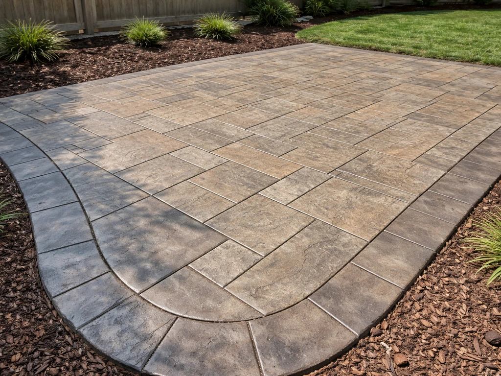 how much does a stamped patio cost