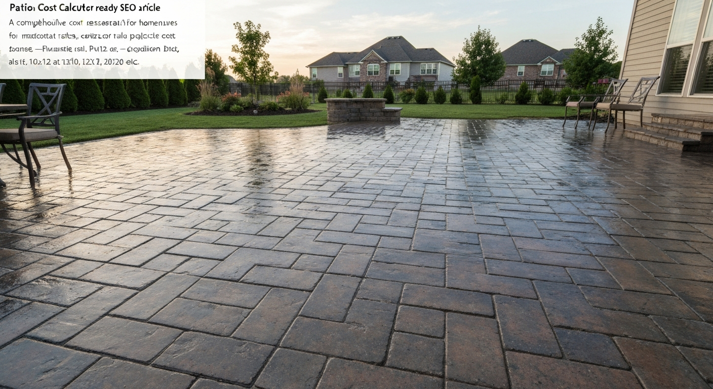 how much does it cost to seal patio pavers